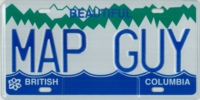 MapGuy license plate